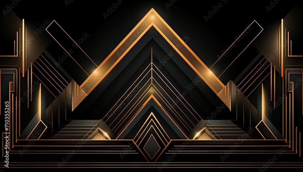 banner with an Art Deco flair. banner with an Art Deco flair.