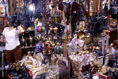 The russian market. Souvenir shop.