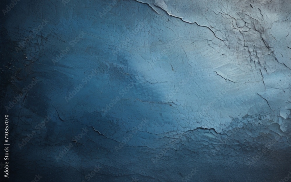 Naklejka premium Blue abstract texture background. empty copy space for text, wall structure, grunge canvas from AI generated
