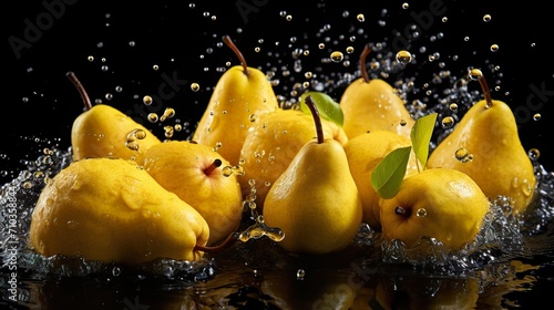 pear in water