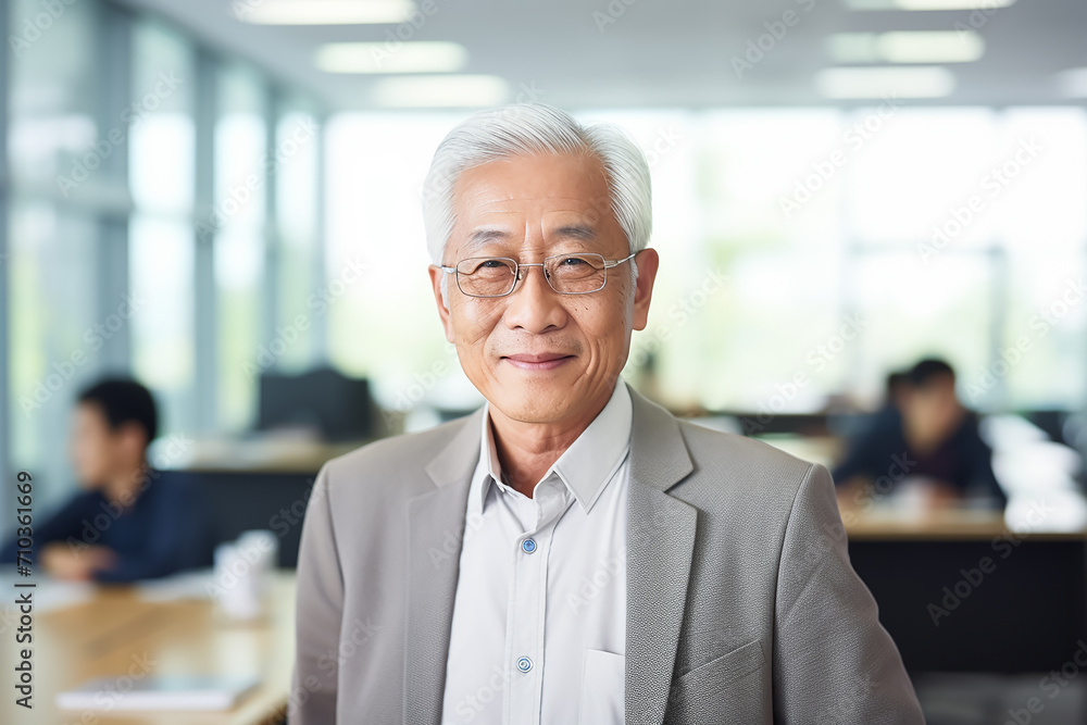 portrait photography of happy senior citizen office manager portrait photography of happy senior citizen office manager