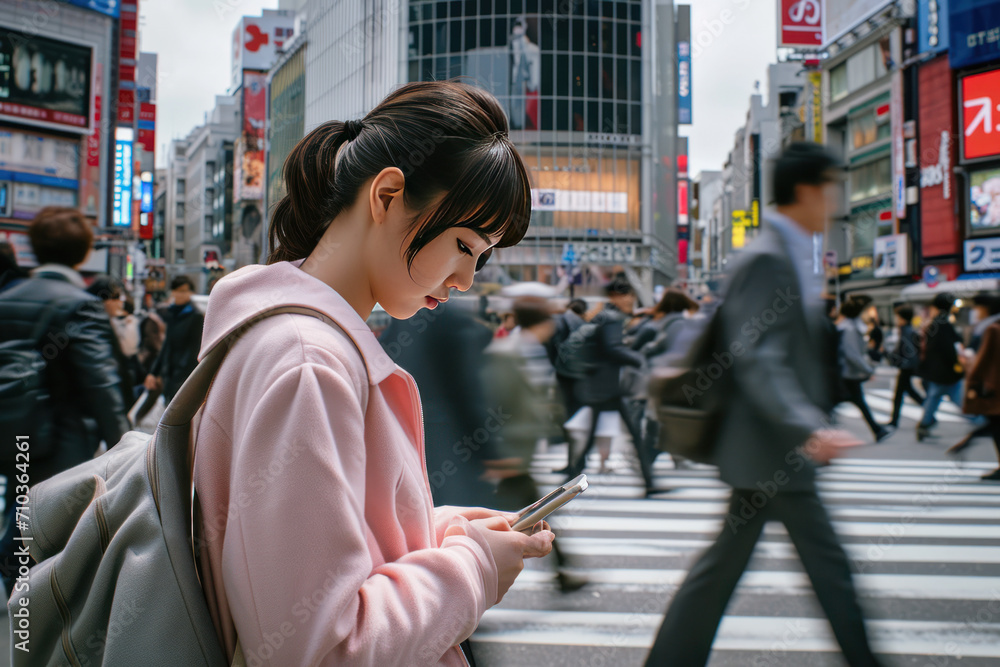 capturing-the-essence-of-tokyo-a-japanese-female-navigates-through-the