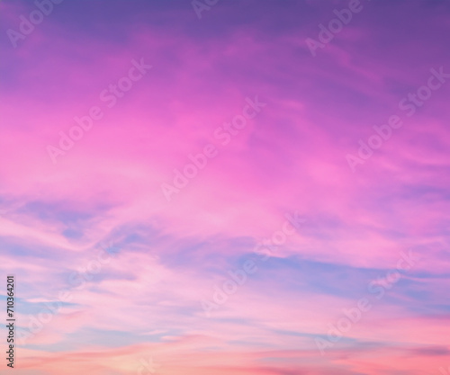 pink sky and clouds background © squallice