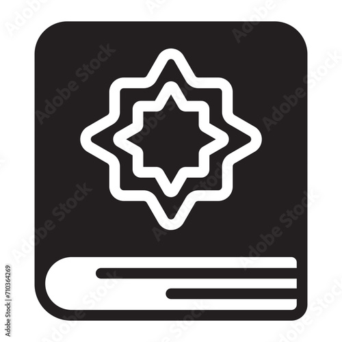 Quran glyph icon