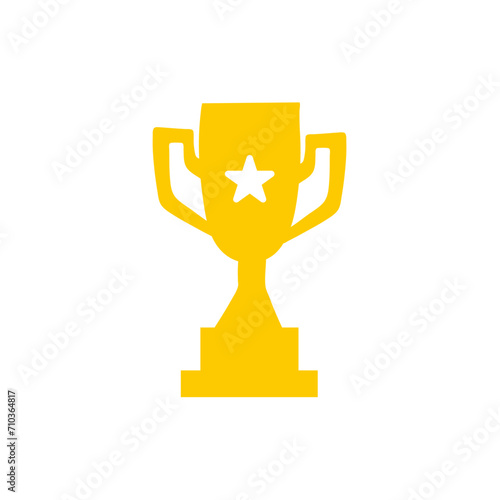 golden trophy For the winners of the sport achievement award 