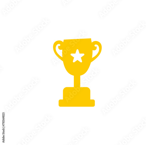 golden trophy For the winners of the sport achievement award 