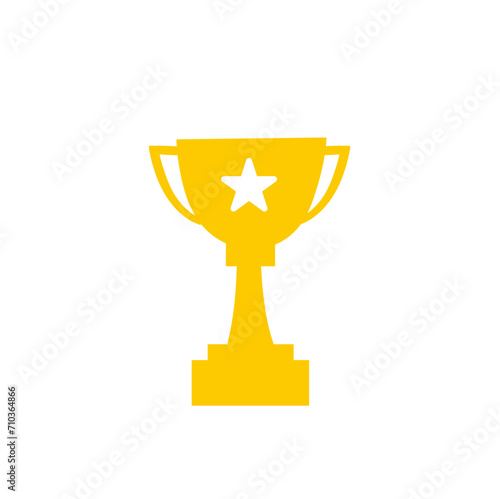 golden trophy For the winners of the sport achievement award 