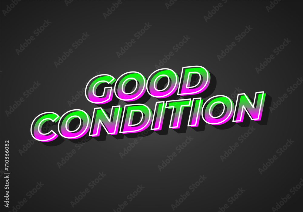Good condition. Text effect in 3D look with gradient purple yellow color Good condition. Text effect in 3D look with gradient purple yellow color