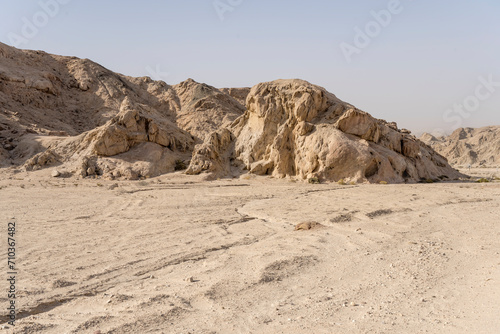 worn slopes on hill at Moonlandscape, near Swakopmund, Namibia