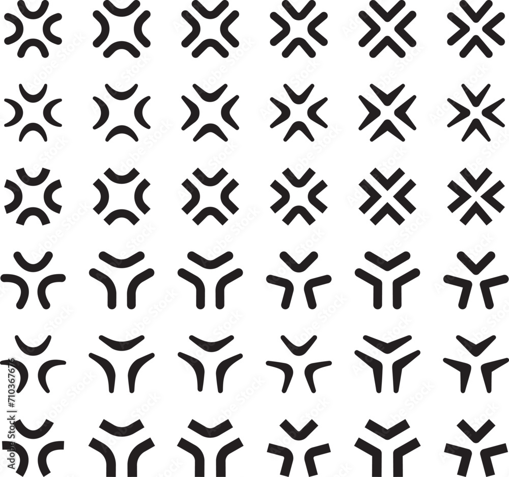 怒りマークのベクターイラストセット Stock Vector | Adobe Stock