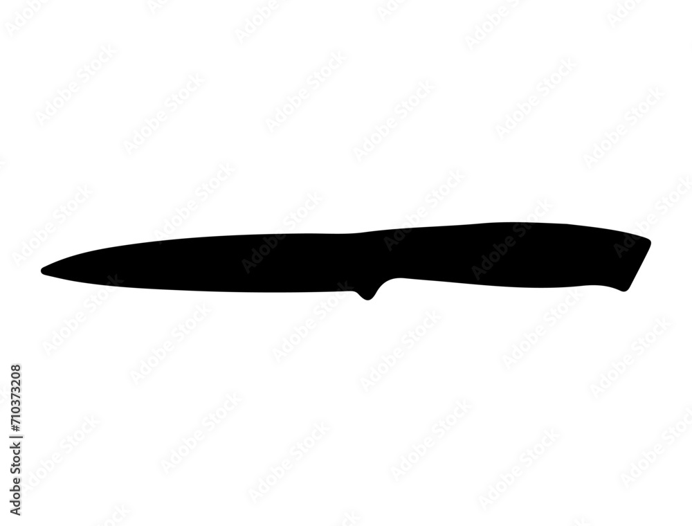 Knife silhouette vector art white background Knife silhouette vector art white background