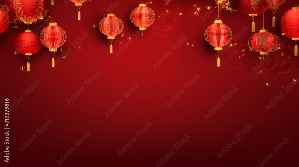 Chinese New Year Product Stand Mockup Background with Red and Gold, Flower, Lantern, and Asian Widgets Chinese New Year Product Stand Mockup Background with Red and Gold, Flower, Lantern, and Asian Widgets