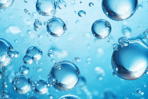 Oxygen bubbles, mineral water, water cosmetic essence liquid bubble