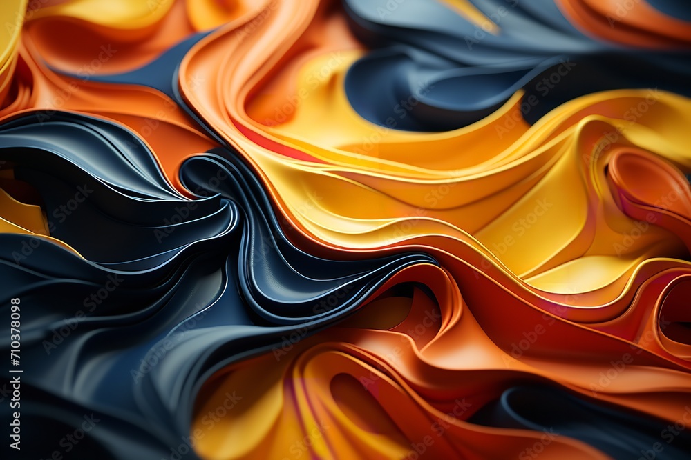 A close up of colorful waves