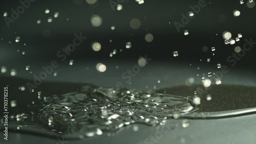Wallpaper Mural 4k Slow motion water drop on teflon pan splash shot by Phantom  Torontodigital.ca