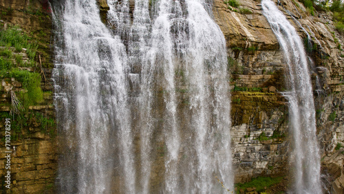 Tortum (Uzundere) Waterfall in Erzurum. Turkey's highest waterfall. Tortum Waterfall with a height of 40 meters.