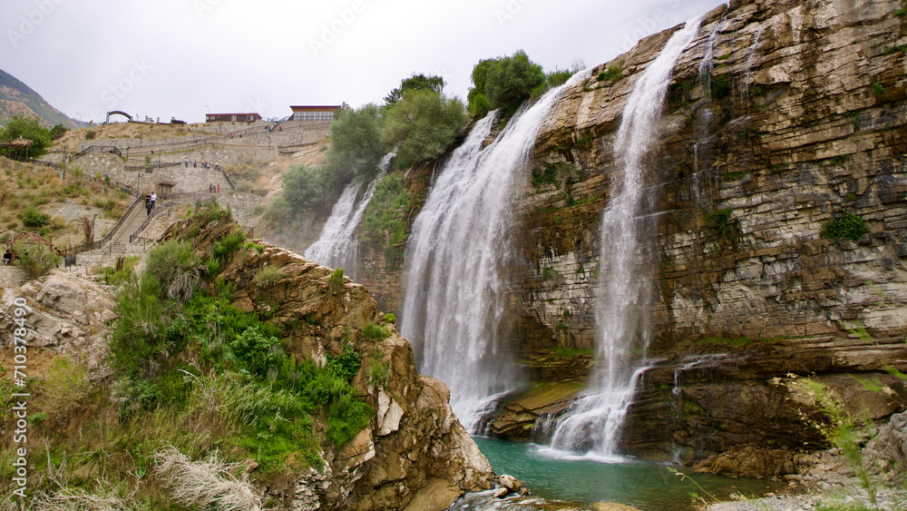Tortum (Uzundere) Waterfall in Erzurum. Turkey's highest waterfall. Tortum Waterfall with a height of 40 meters. Tortum (Uzundere) Waterfall in Erzurum. Turkey's highest waterfall. Tortum Waterfall with a height of 40 meters.