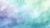 Abstract  blue watercolor background. Digital art painting. 