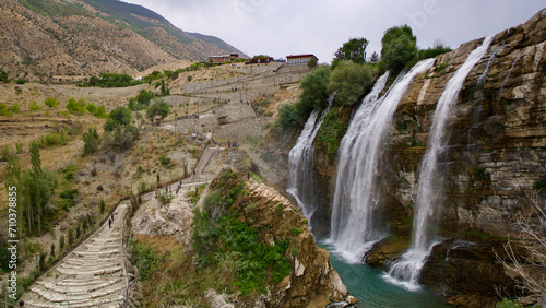 Tortum  Uzundere  Waterfall in Erzurum. Turkey s highest waterfall. Tortum Waterfall with a height of 40 meters.