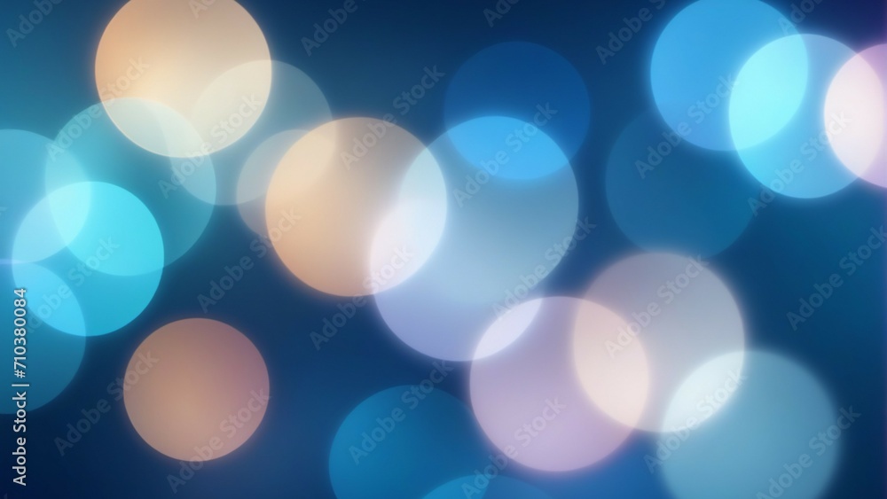 Blue Bokeh Lights Abstract Background Blue Bokeh Lights Abstract Background