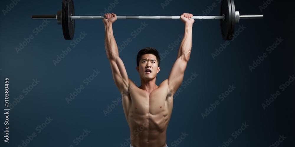 A Tenacious And Determined Weightlifter A Tenacious And Determined Weightlifter