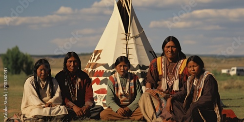 Portraits of tribal people