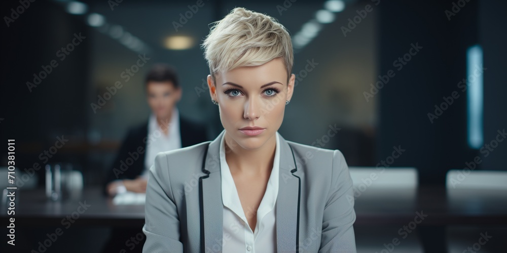 An Insightful Negotiator woman portrait An Insightful Negotiator woman portrait