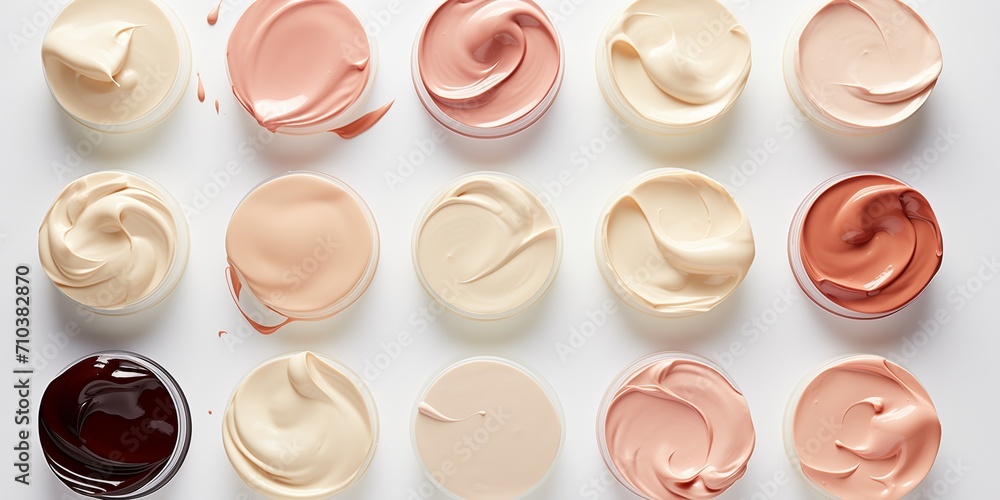 A set of things related to moisture skin cream