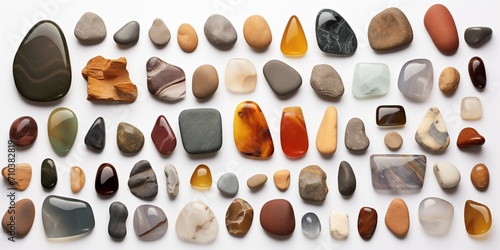 A set of different rocks photo