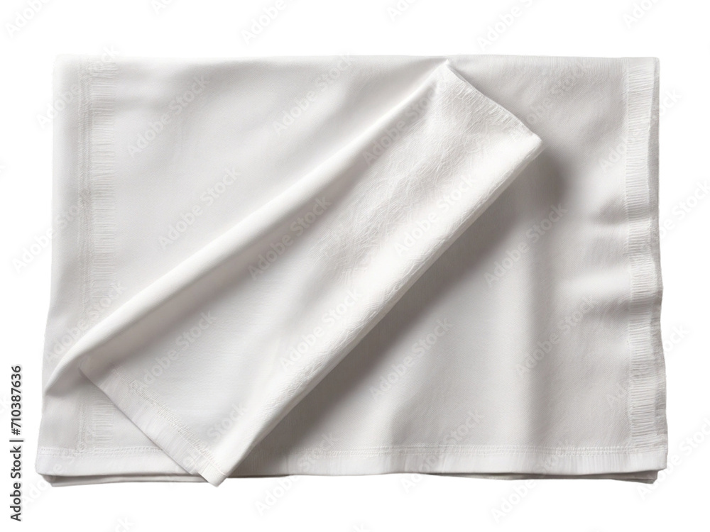 Fototapeta premium white kitchen towels png / transparent