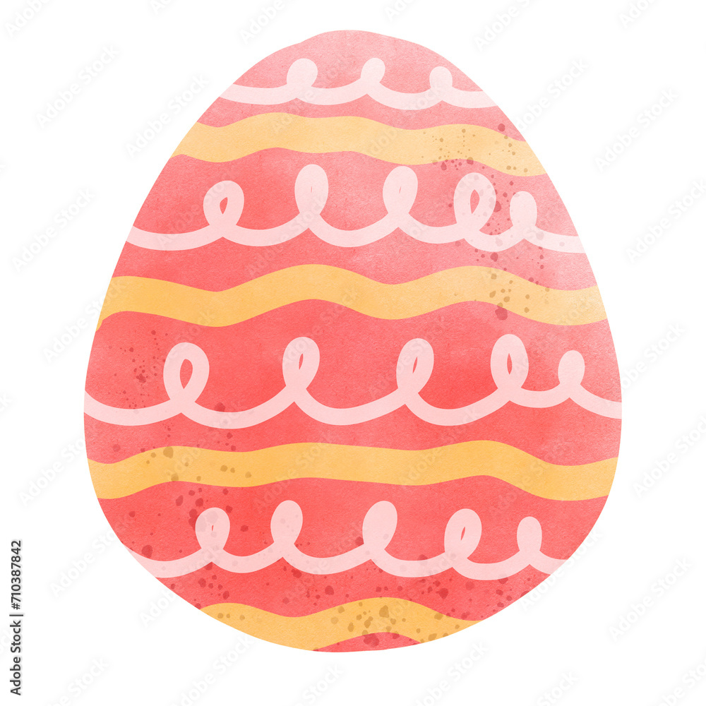 Easter egg illustration Easter egg illustration