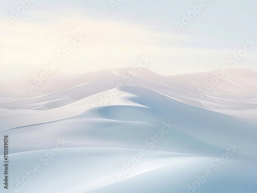 Desert Tranquility: Pristine White Sands of the Sahara, a Mesmerizing Canvas of Nature's Serene Beauty.