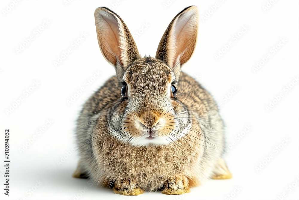Pure Innocence: A Charming Rabbit on a White Background, Capturing the Essence of Gentle Nature and Serenity. Pure Innocence: A Charming Rabbit on a White Background, Capturing the Essence of Gentle Nature and Serenity.