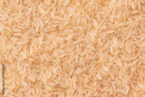 Precooked rice in a plate