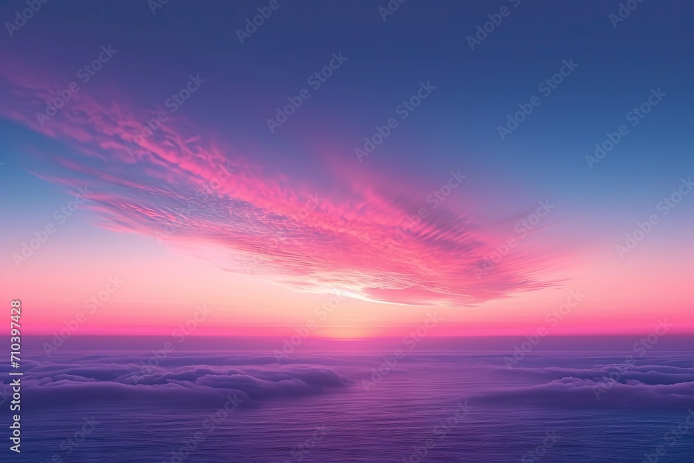 Fototapeta premium Abstract minimalist pantone inspired color future dusk ambient gradient wallpaper
