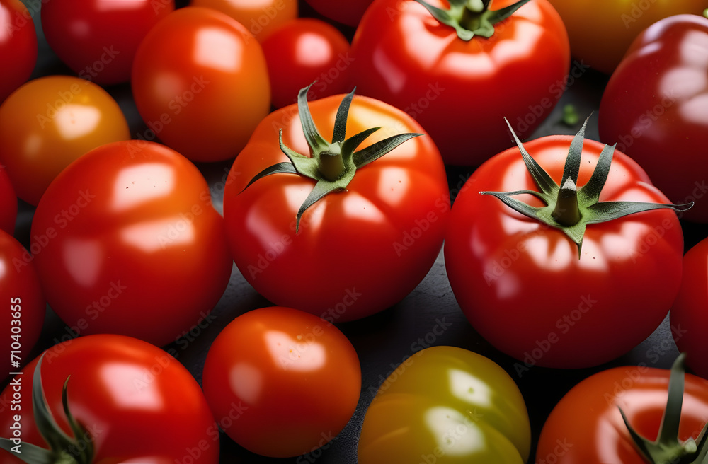 tomatoes on a black background. tomatoes on a black background.