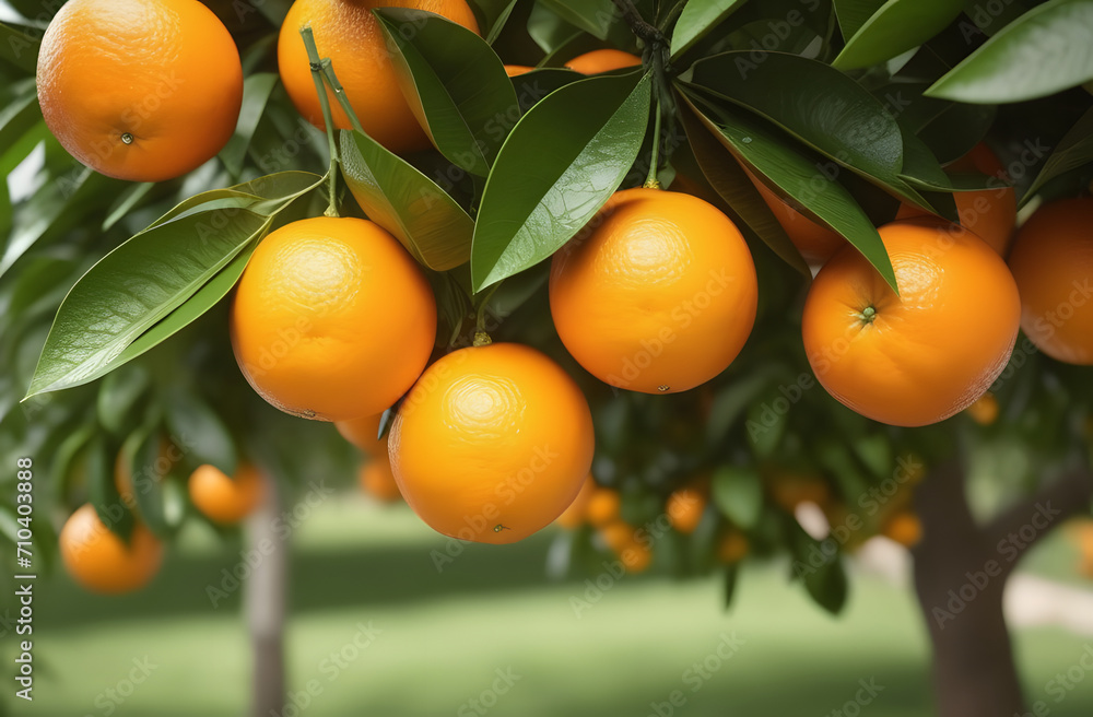 orange tree with fruits. orange tree with fruits.