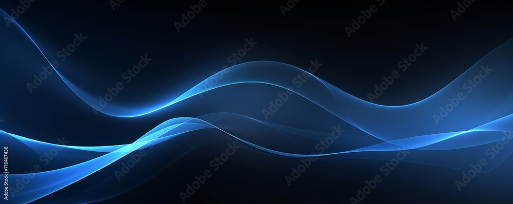 Dark blue abstract smooth dynamic background Generative Ai Dark blue abstract smooth dynamic background Generative Ai