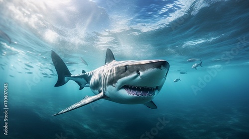 Shark in the sea © Amer