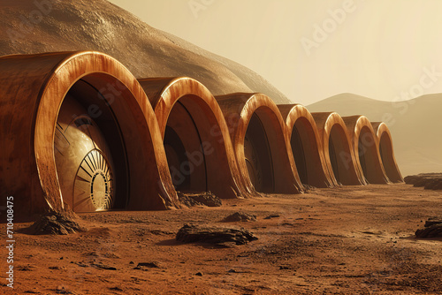  Martian colony settlement