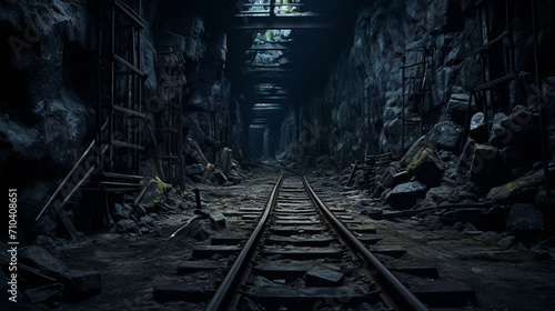 Forgotten Depths: Exploring the Eerie Abandonment of a Coal Mine