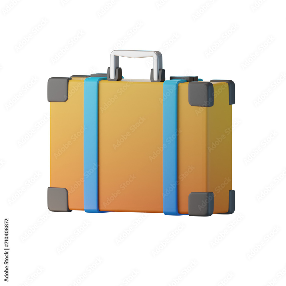 Travel Bag 3d icon illustration Travel Bag 3d icon illustration