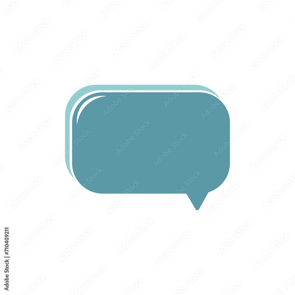 Speech bubble logo vector template Speech bubble logo vector template