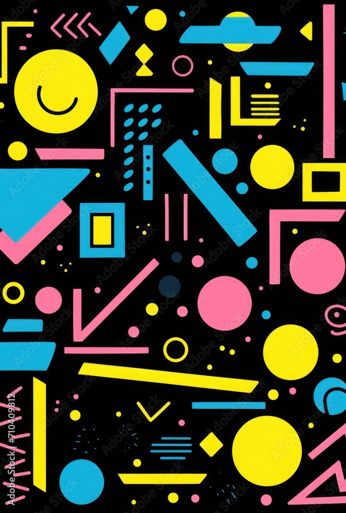 Abstract seamless pattern design. Colorful retro digital pattern. Vintage color print. Abstract seamless pattern design. Colorful retro digital pattern. Vintage color print.