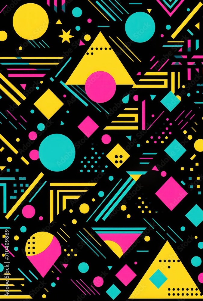 Abstract seamless pattern design. Colorful retro digital pattern. Vintage color print. Abstract seamless pattern design. Colorful retro digital pattern. Vintage color print.