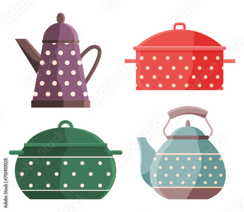 Kitchen furniture vector illustration. Stylish furniture and durable kitchenware define essence culinary setting The installation kitchen accessories transforms domestic space into haven Culinary