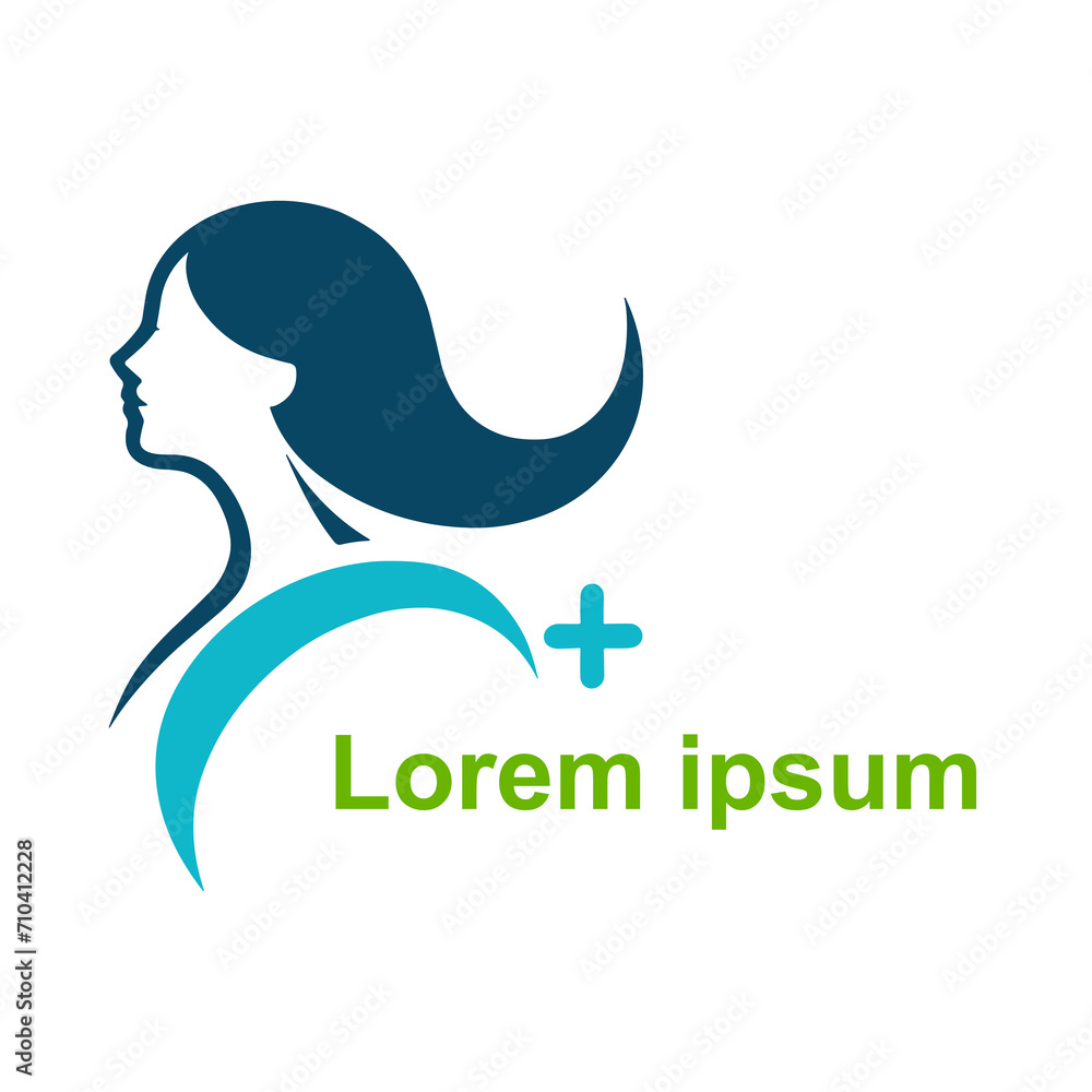 Obraz premium Do Medical Yoga Real Estate Nursing logo