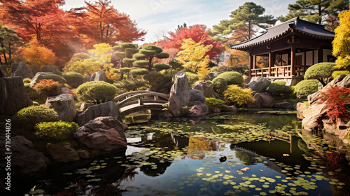 Zen in Gold and Crimson: Japanese-Style Garden Unveils Its Autumn Beauty