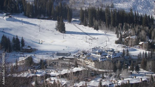 Wallpaper Mural Aerial View of Vail Ski Resort Winter Season Torontodigital.ca