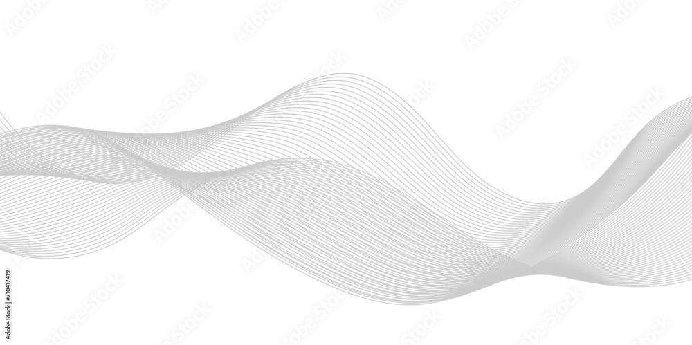 Abstract grey smooth element wavy modern curve lines on transparent background. Digital frequency track equalizer. Abstract frequency sound wave lines, twisted curve lines and technology background Abstract grey smooth element wavy modern curve lines on transparent background. Digital frequency track equalizer. Abstract frequency sound wave lines, twisted curve lines and technology background